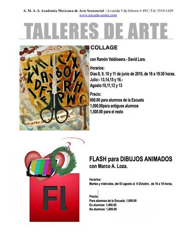 Collaage
Flash para dibujo animados