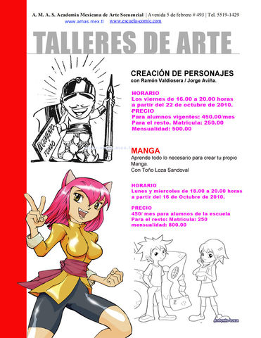 creacion de personajes/ Manga