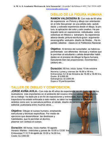 Dibujo de la figura humana
Dibujo y composicion