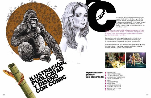 ilustración, publicidad y diseño con comic