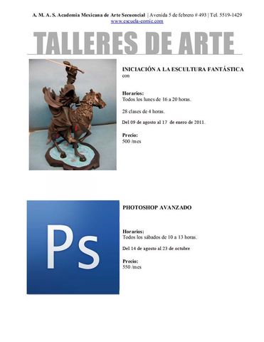 Photoshop e iniciación a la escultura fantastica